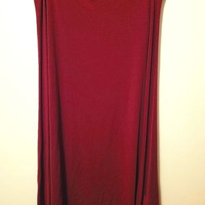 Lularoe outfit 2xl plum/eggplant solid Maxi skirt & 2xl Melissa in lt purple